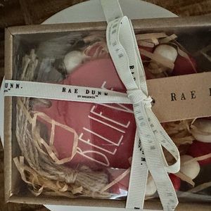 Rae Dunn “Believe” beaded garland